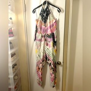 Spell tie dye jump suit